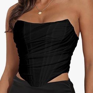 Black corset top NEW